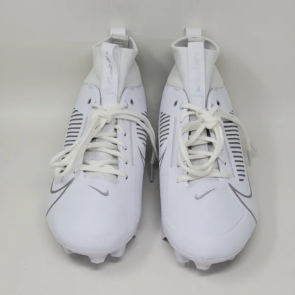 Nike Vapor Edge Pro 360 2 White Silver Cleats DA5456-102 Men's Size 11 New - Picture 5 of 10